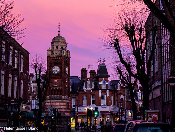 Pink Sky at Night